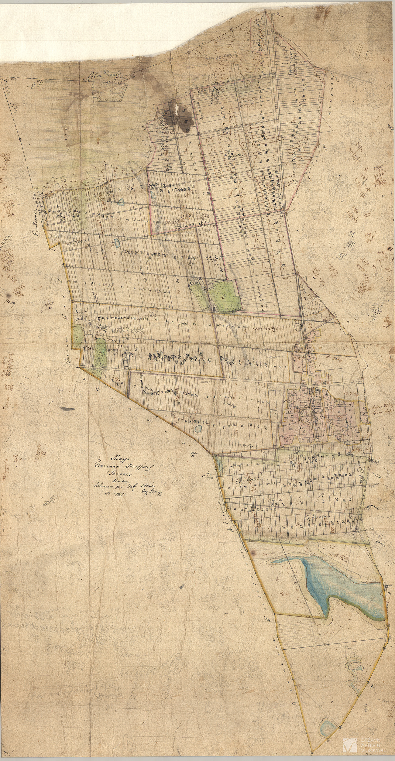 MAPPA TERRENUM POSSESSIONIS FOROVTZE