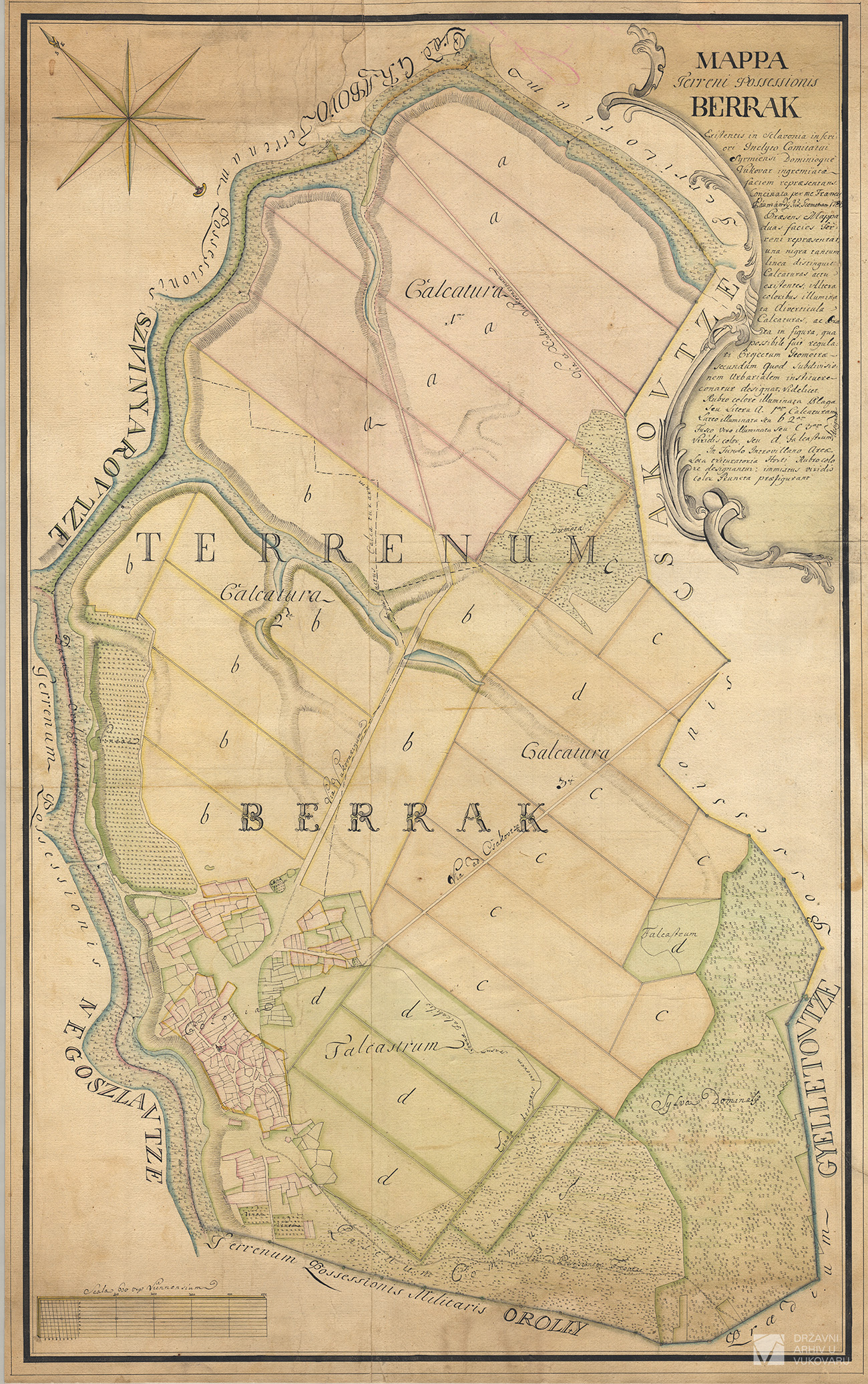 MAPPA TERRENI POSSESSIONIS BERAK