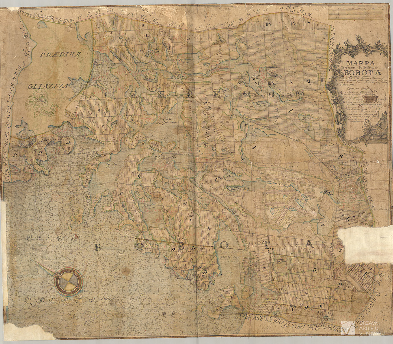 MAPPA TERRENUM POSSESSIONIS BOBOTA