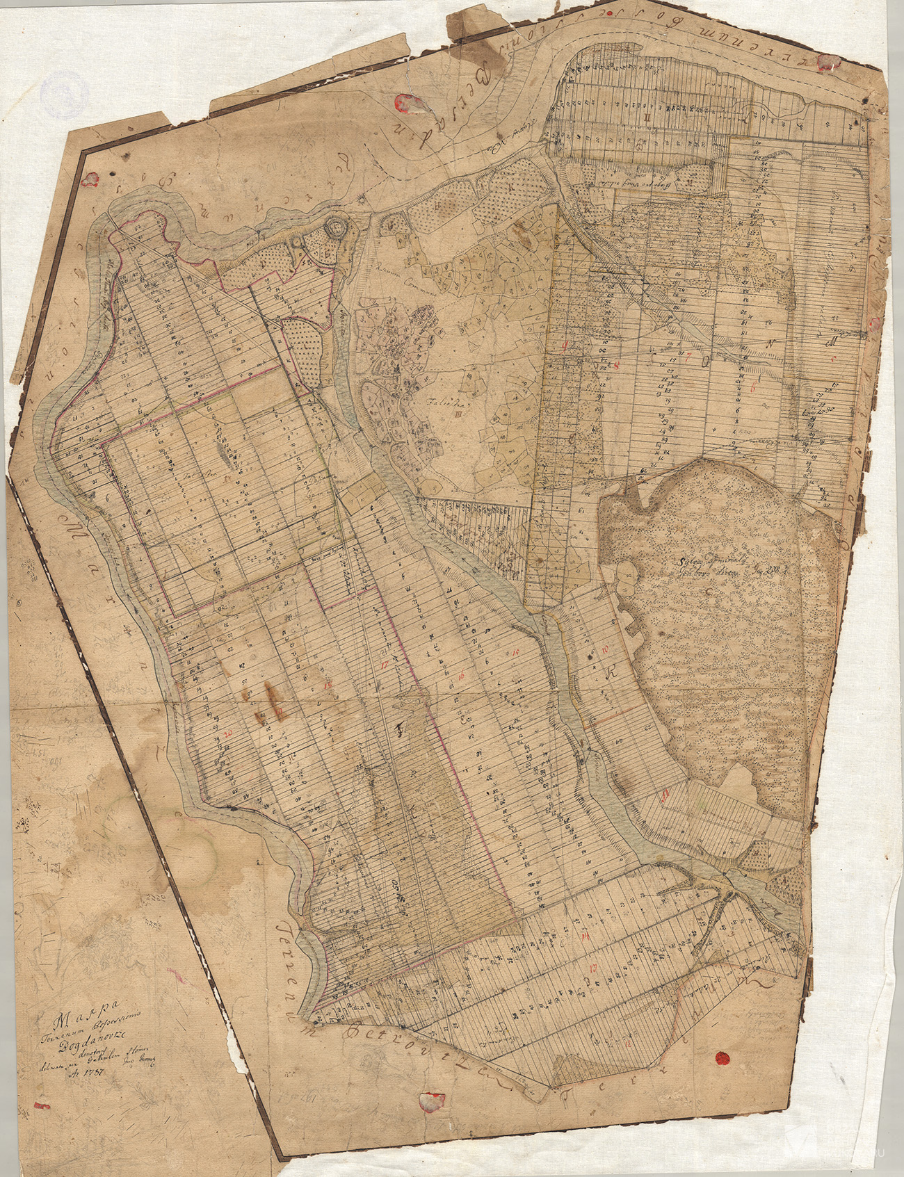 MAPPA TERRENUM POSSESSIONIS BOGDANOVTZE