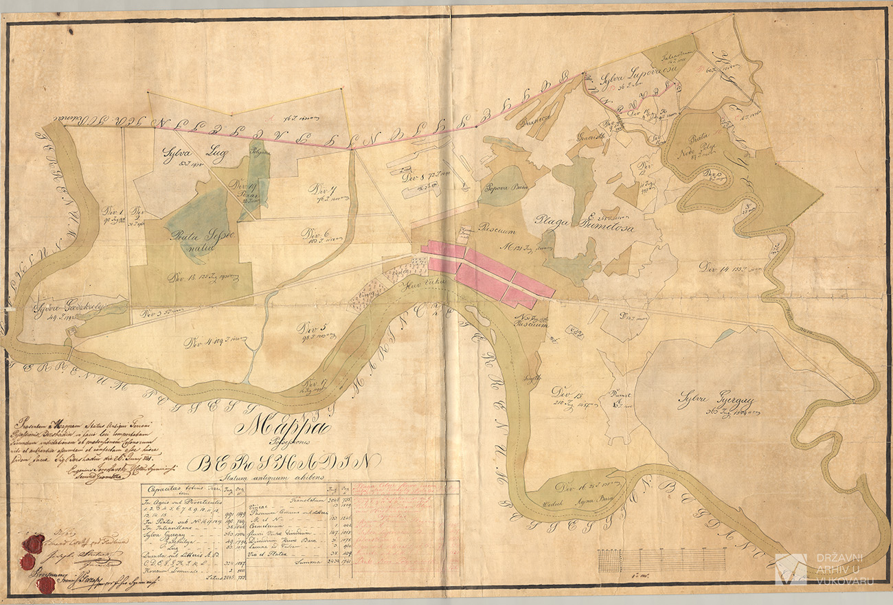 MAPPA POSSESSIONIS BERSCHADIN STATUM ANTQUM EXHIBENS