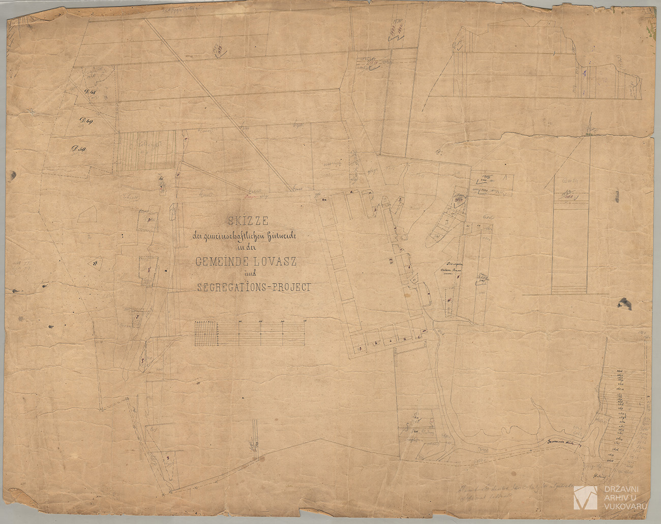 SKIZZE DER GEMEINSCHAFTLICHEN HUTWEIDE IN DER GEMEINDE LOVASZ UND SEGREGATIONS PROJECT