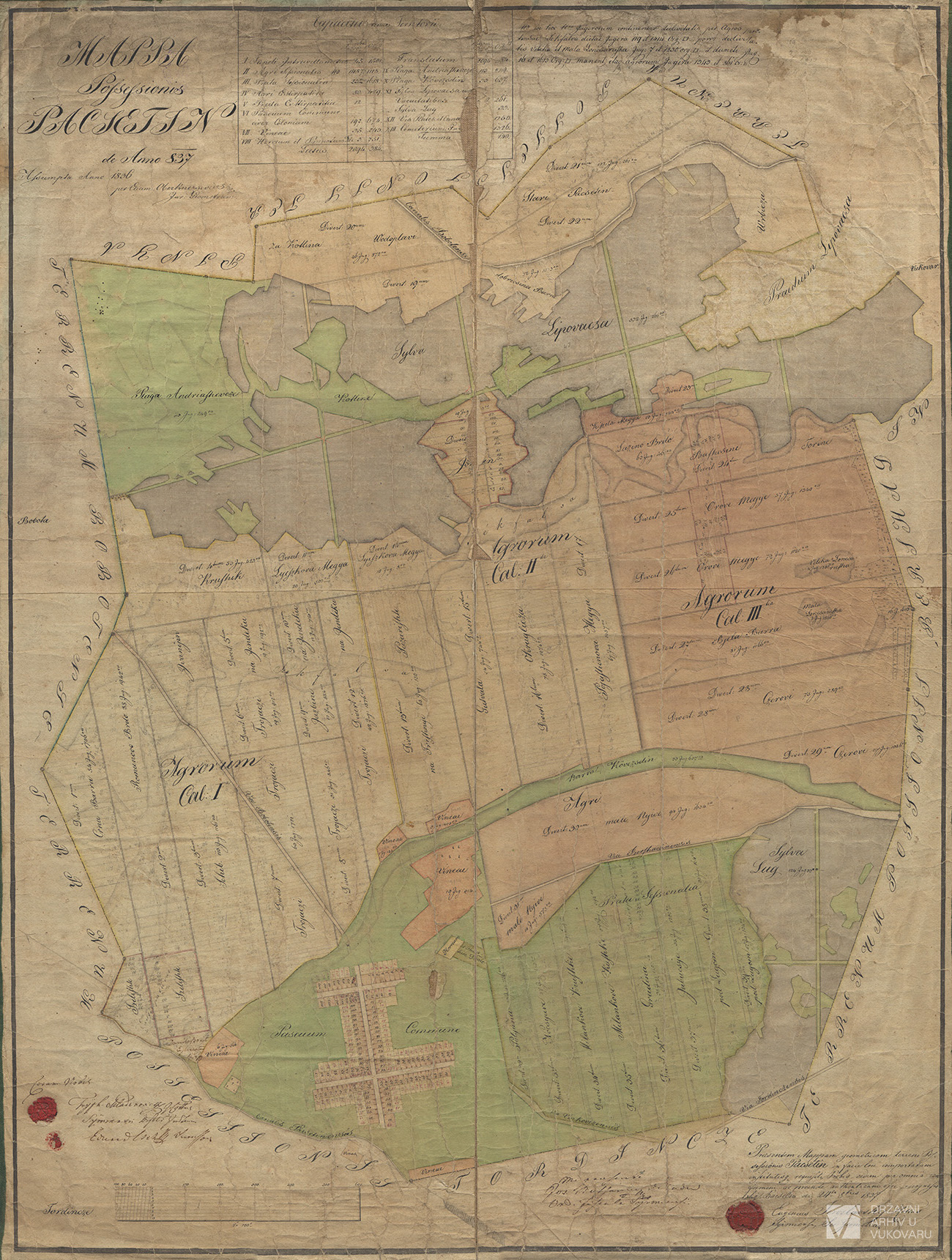 MAPPA POSSESSIONIS PACSETIN