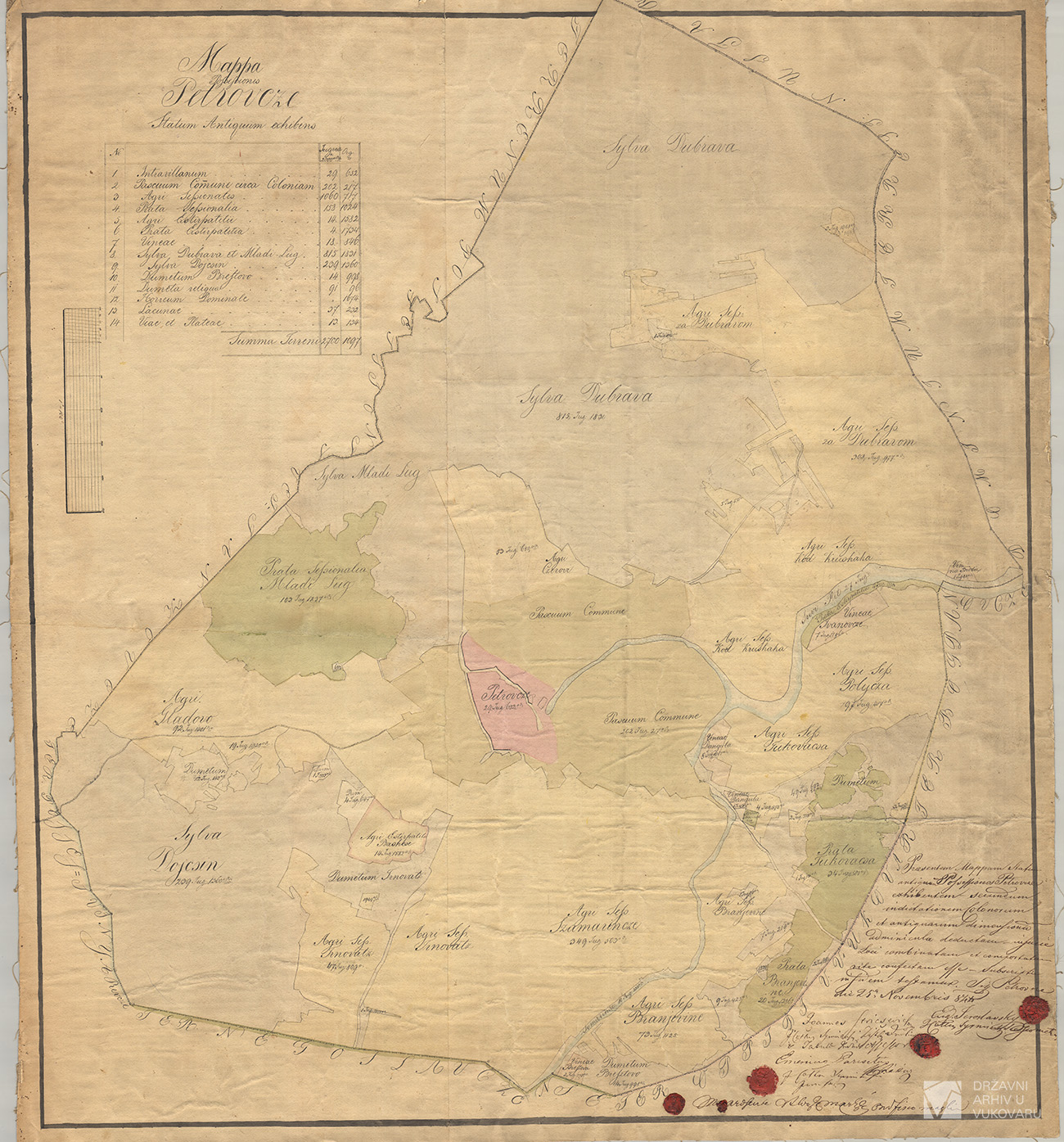 MAPPA POSSESSIONIS PETROVCZE