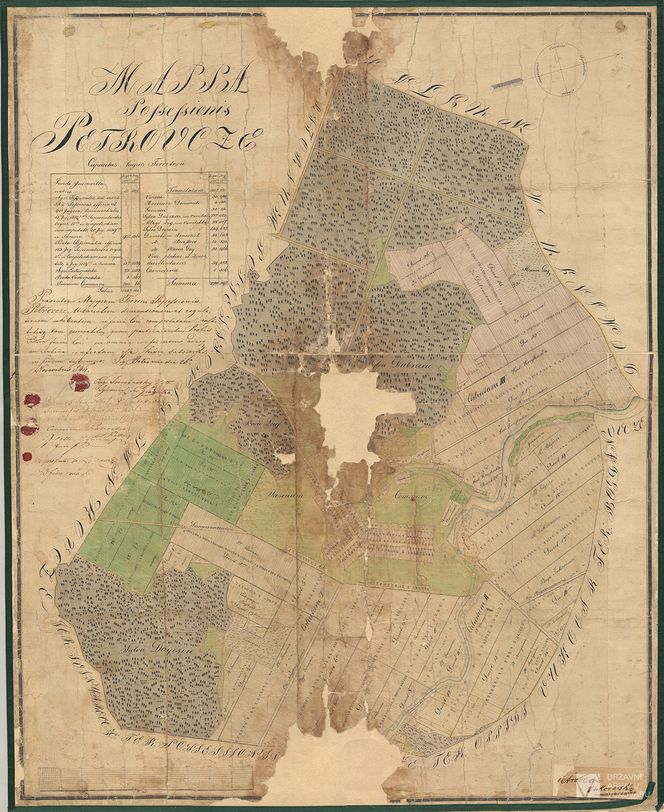 MAPPA POSSESSIONIS PETROVCZE