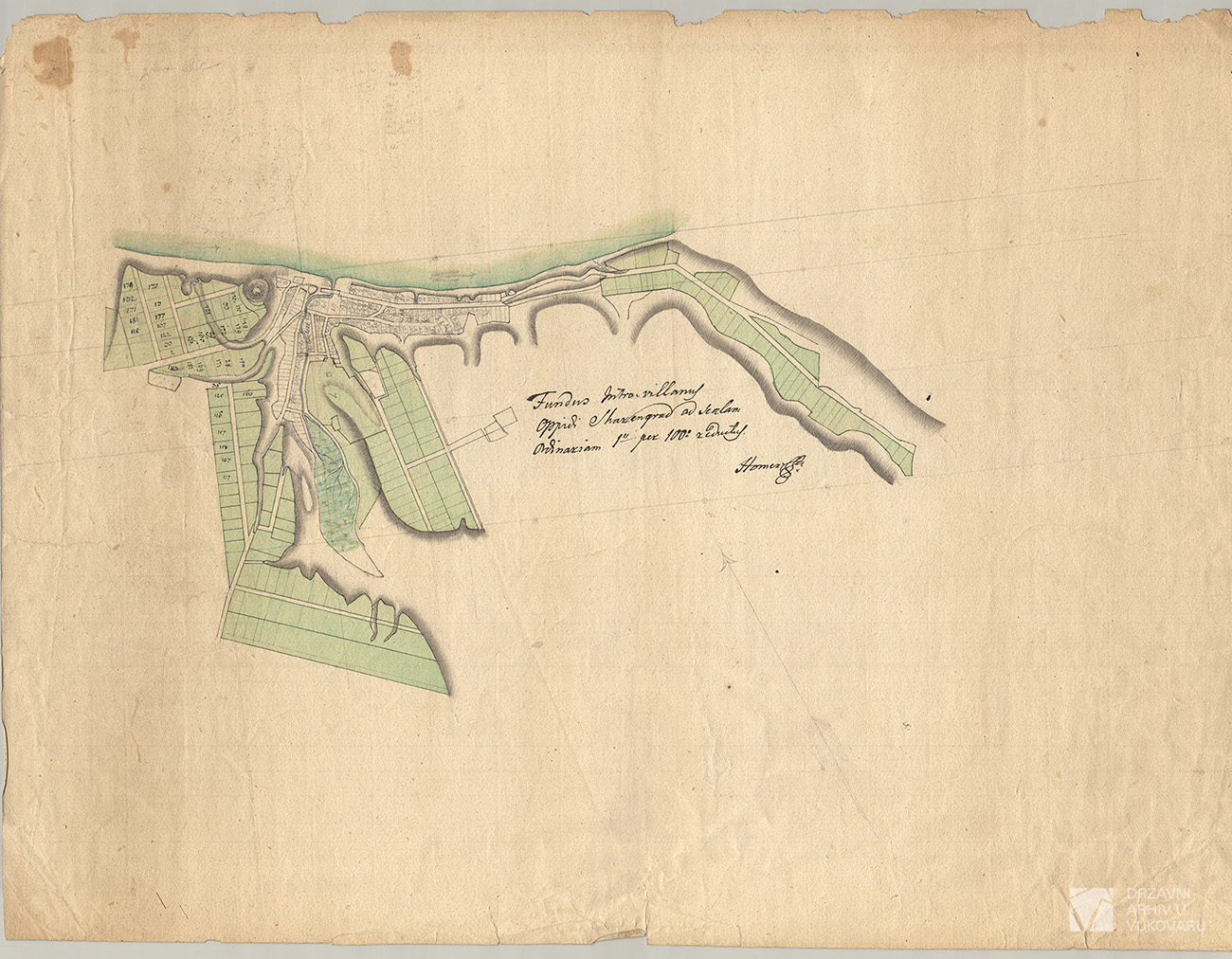 FUNDUS INTRAVILLANUS OPPIDI SHARENGRAD