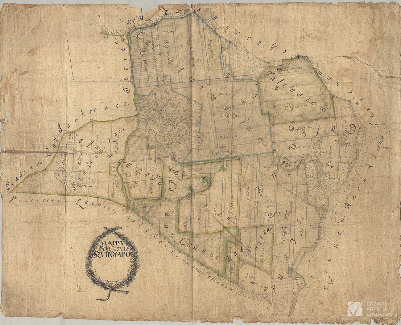 MAPPA PSSESSIONIS SZVINYAROVCZE