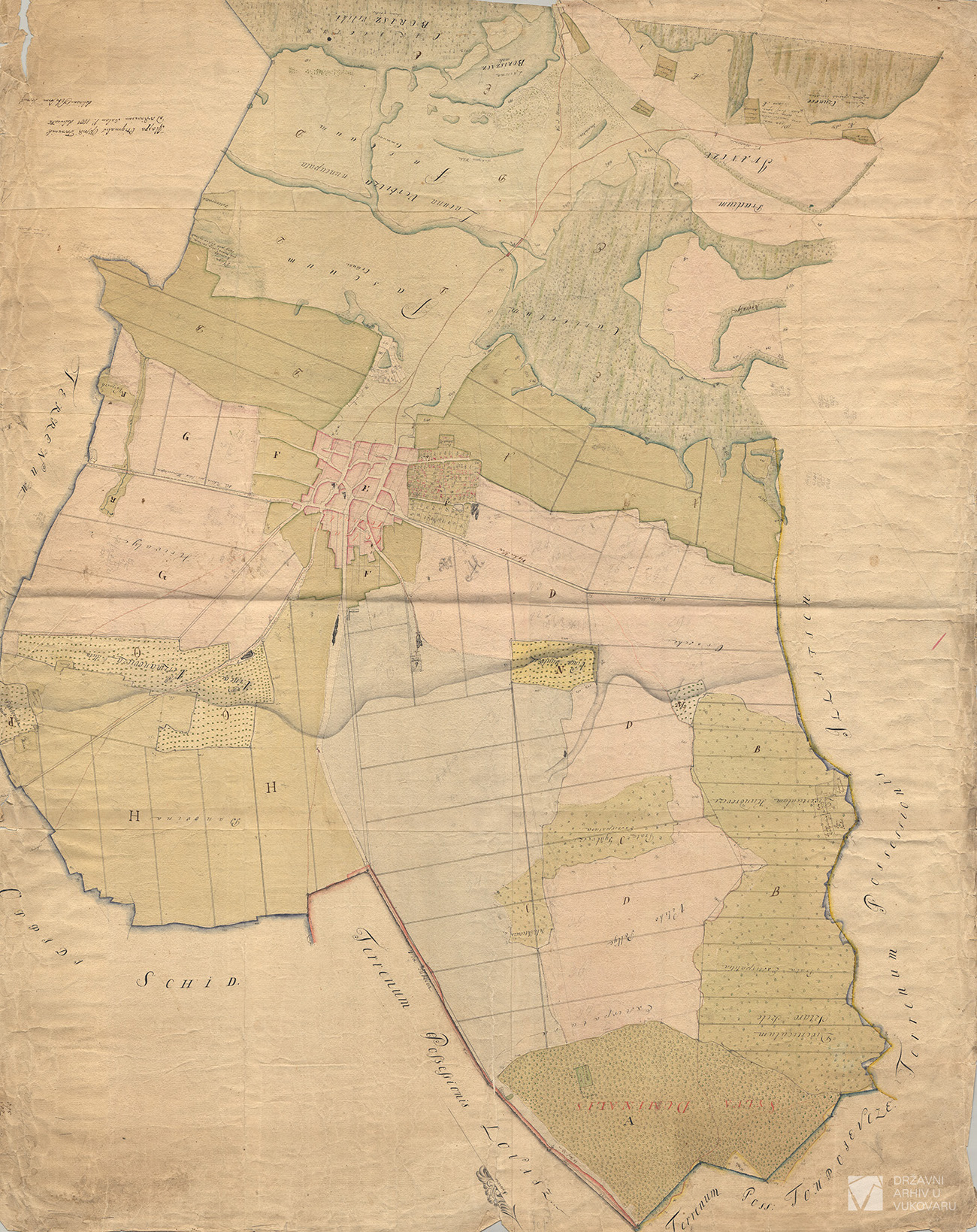 MAPPA ORIGINALIS OPPIDI TOVARNIK