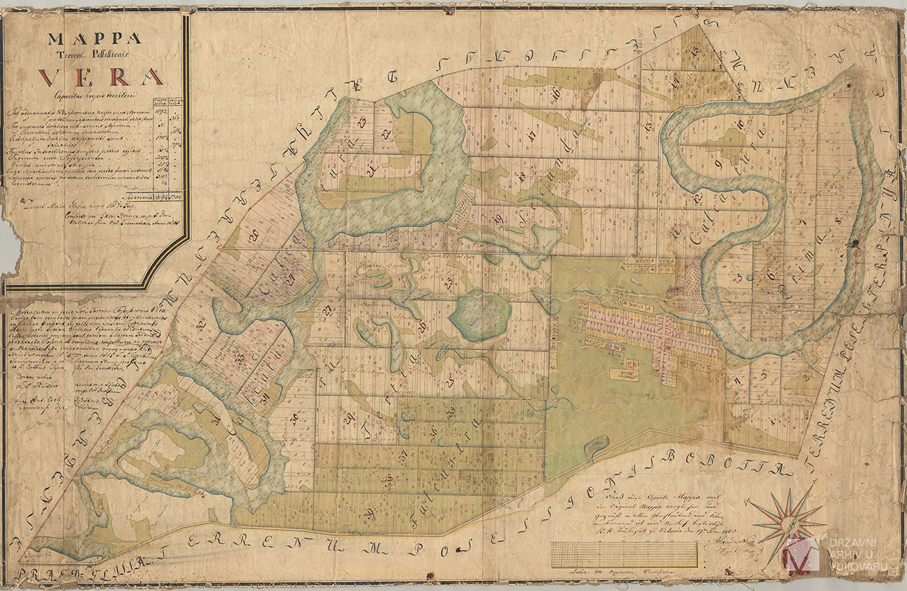 MAPPA TERRENI POSSESSIONIS VERA